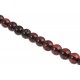 Clear cherry-amber necklace