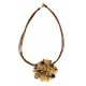 Amber necklace-brooch
