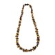 Multicoloured amber necklace