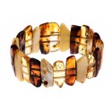 Multicoloured amber bracelet "Pandora"