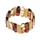 Multicoloured amber bracelet "The Day of Dreams"