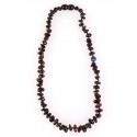 Children amber beads with lapis lazuli stone "Energy"