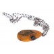 Antiquarian amber pendant "The Heart of Lithuania"