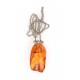 Antiquarian, clear amber pendant