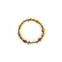 Translucent yellow amber bracelet