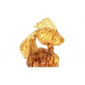 Amber figurine " A Golden Fish"