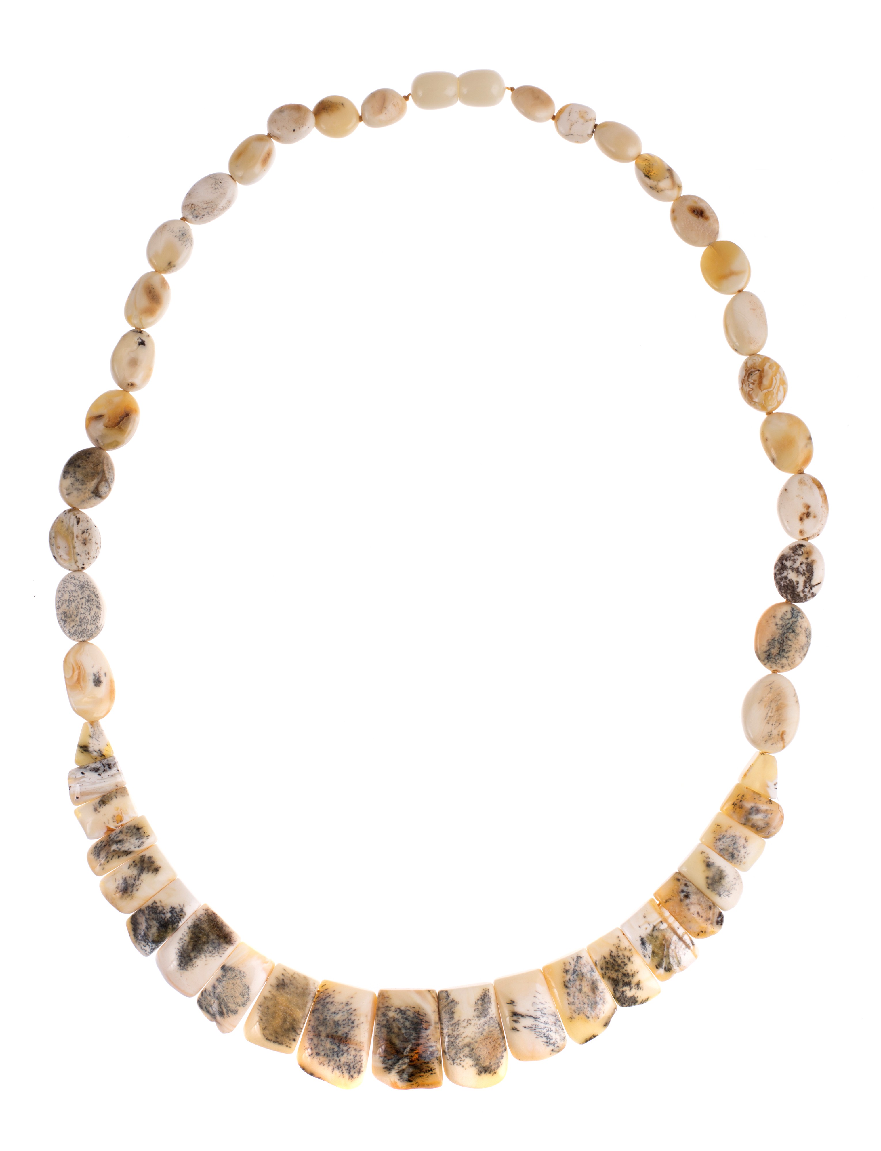 white amber necklace