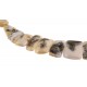 White amber necklace "Miracles"