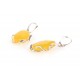 Amber - silver earrings "Linden Mead"