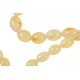 White Baltic Sea amber beads "Touched by the Sun"