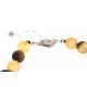 Multicoloured amber necklace