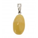 Light yellow amber pendant