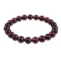 Cherry amber bead bracelet "Sweet evening"