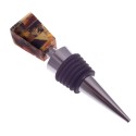 Amber decorated wine stopper