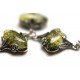 Silver necklace "Flowers"