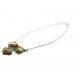 Silver necklace "Flowers"