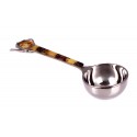 Coffee spoon with amber