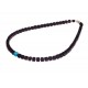 Children black amber beads