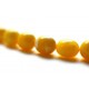 Amber beads of rich linden honey hue