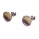 Amber - silver earrings "Linden Honey"