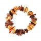 Bracelet with warm amber hues