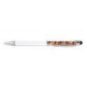 Pen decorated with amber
