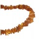 Honey-colored natural amber beads