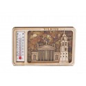 Wood magnet - thermometer "Vilnius"