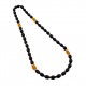 Honey-colored natural amber beads