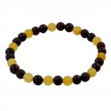 Amber bead bracelet