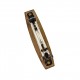 Hair clip with amber mosaic