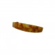 Hair clip with amber mosaic