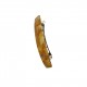 Hair clip with amber mosaic