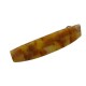 Hair clip with amber mosaic