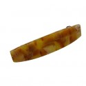 Hair clip with amber mosaic