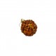 Amber bauble for a Christmas tree (small size)