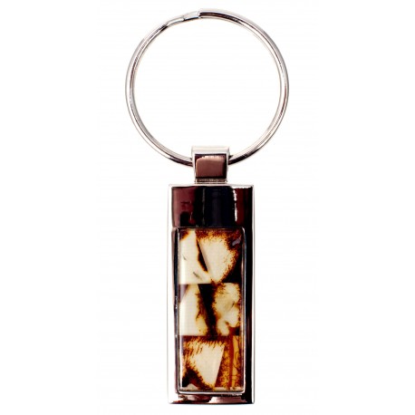 Keyring with Baltic amber