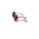 Cognac-color cufflinks