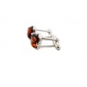 Cognac-color cufflinks