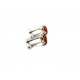 Cognac-color cufflinks