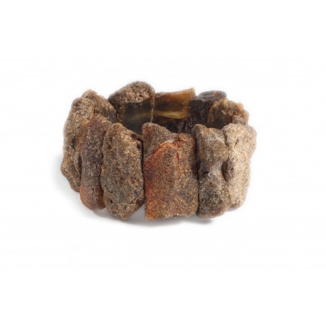 Natural raw amber bracelet