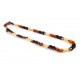 Tri-color amber necklace 