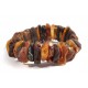 Bracelet of natural amber pieces