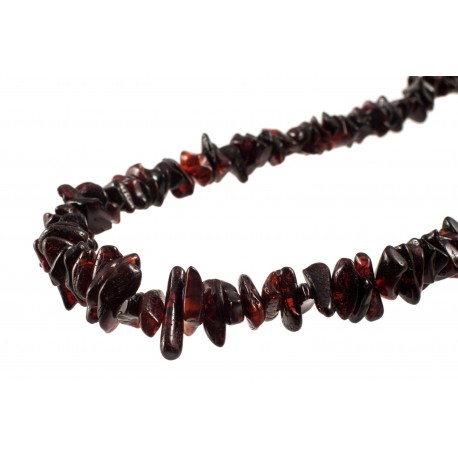 Cherry amber beads