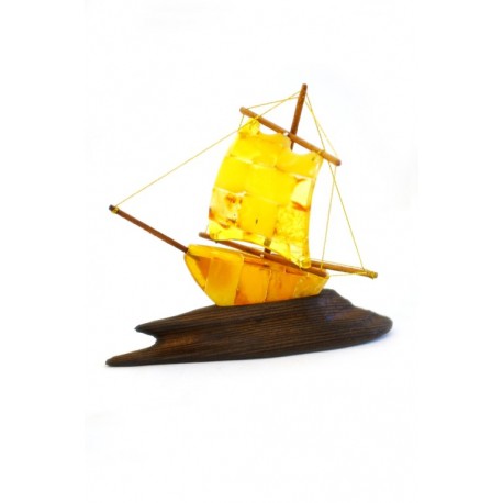 Yellow amber ship
