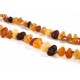 Children variegated amber beads