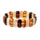 Multicolored amber bracelet