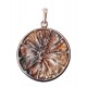 Authentic silver pendant "Orange"