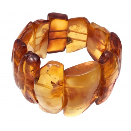 Cognac amber bracelet