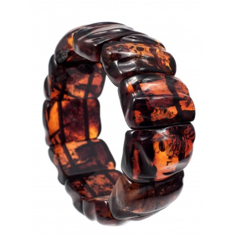 Dark amber bracelet